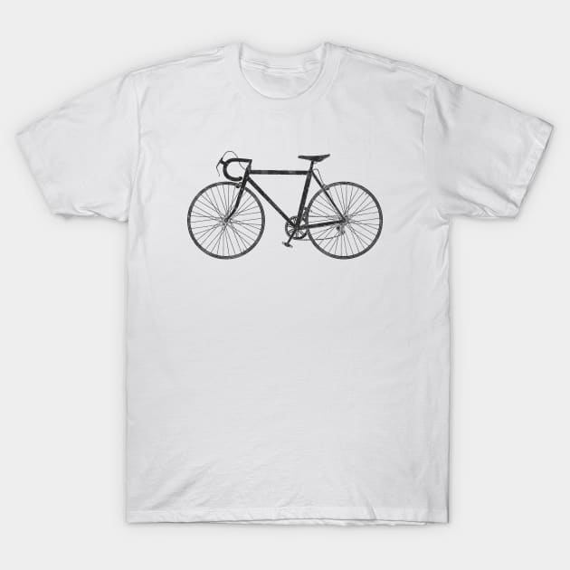 Road Bike T-Shirt by TheWanderingFools